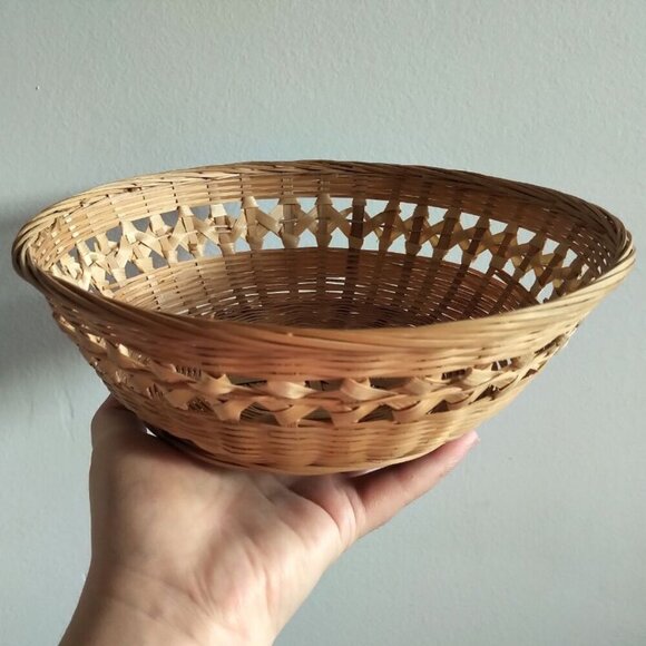 🌷Amazing Vintage Bread Basket Wedding Flower Girl's Basket Boho Seagrass Basket - Picture 7 of 15